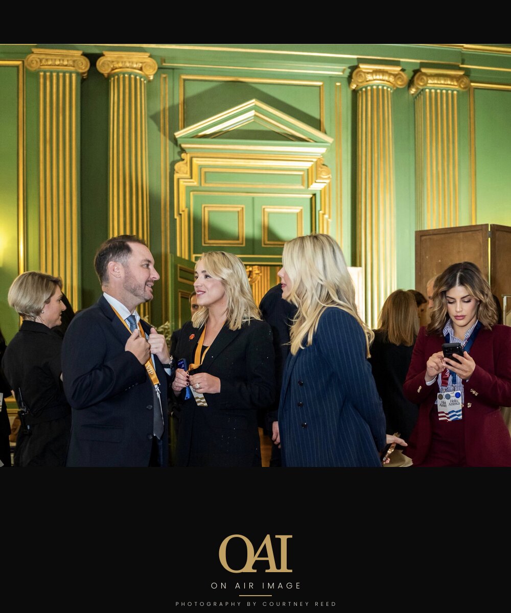 Guests and crew in the holding room